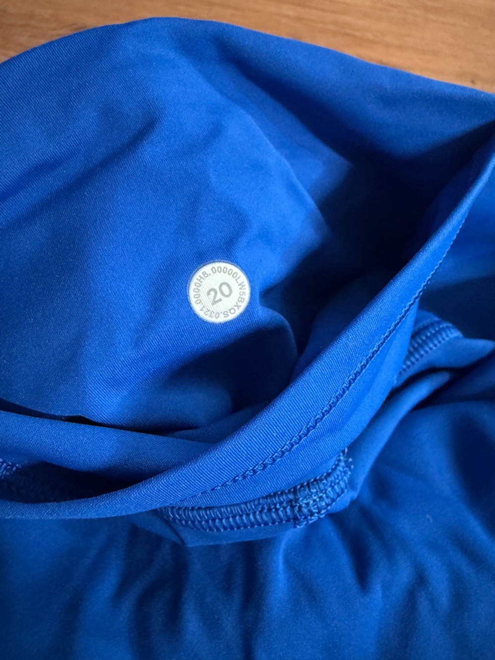 Lululemon crop 23” Bright Royal Blue High-Waist Capri Leggings - Picture 6 of 8